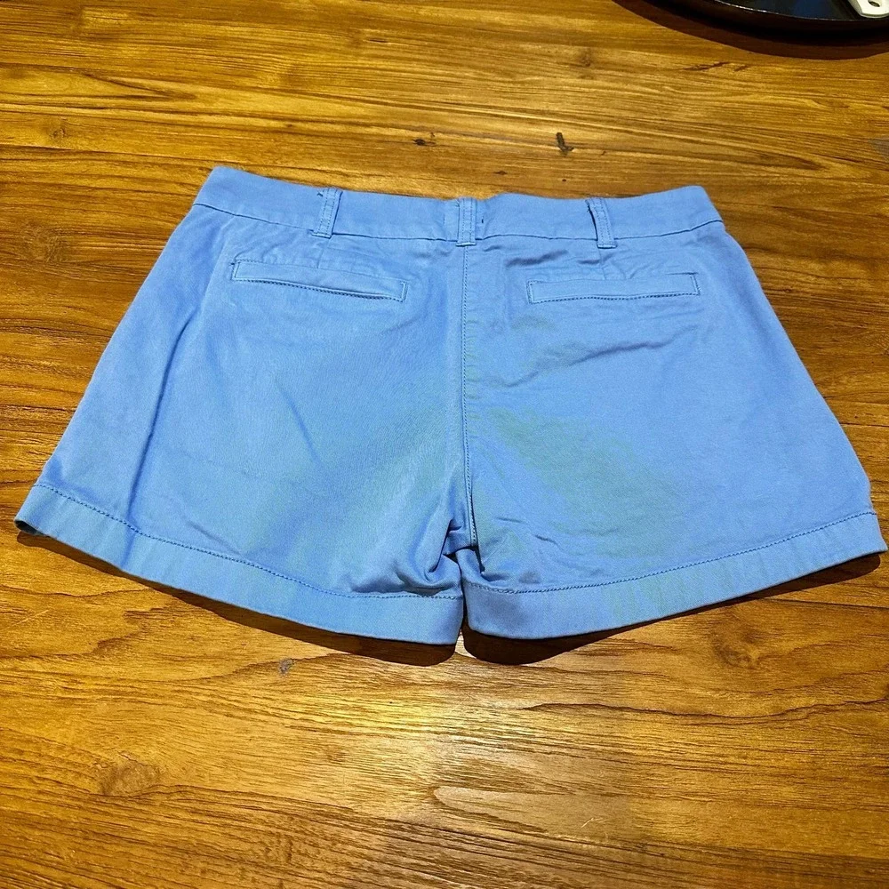 J.Crew Women’s Blue Cotton Stretch Chino‎ Shorts 2023 Style H5806